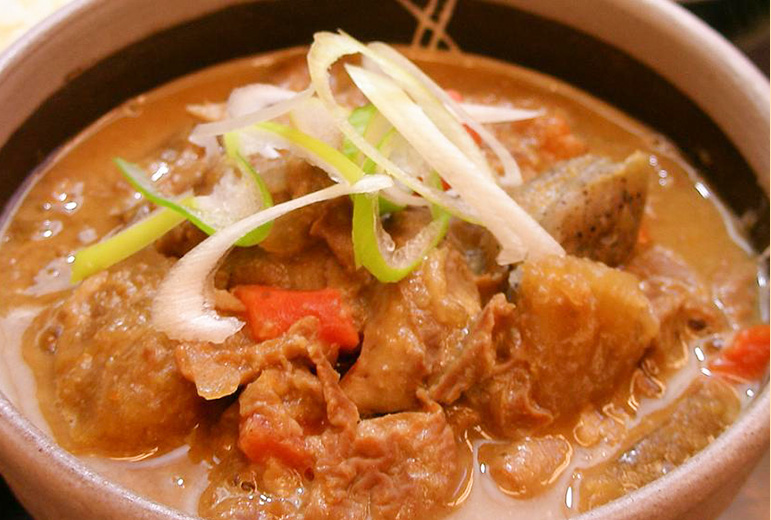 もつ煮込み定食