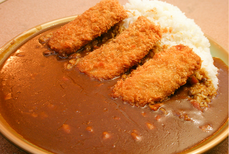 絶品三本のせカツカレー